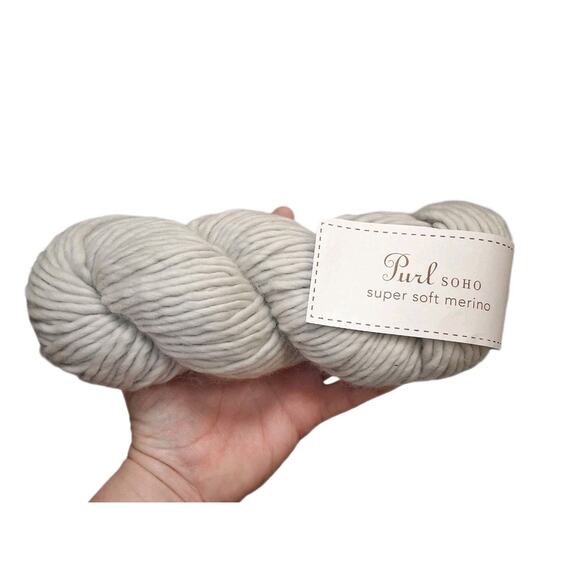Purl Soho Super Soft Merino Wool Yarn 100% Gray 2080 100g/109 Yds - Picture 1 of 3